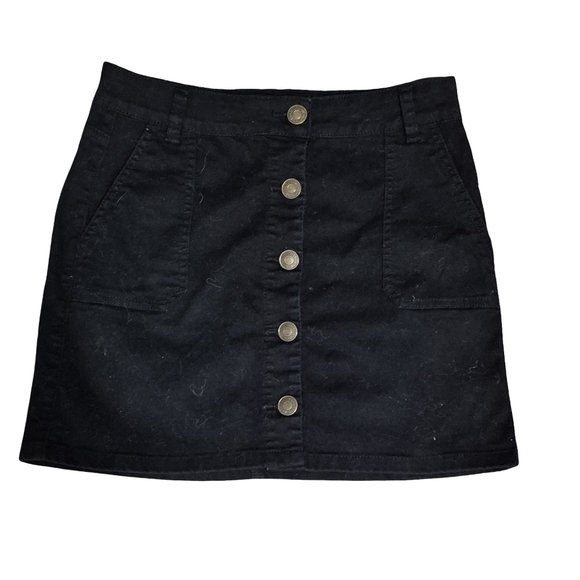 Aeropostale Black A-Line Mini Skirt Work - Picture 1 of 4
